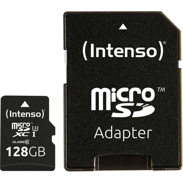 Intenso Microsdxc 128GB Class 10 UHS-I Professional - Extended Capacity Sd (Microsdhc) Classe 10-image