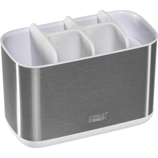 Joseph Joseph Easystore™ Portaspazzolino Grande In Acciaio - Bianco-image