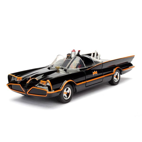 Jada Toys 253213000 - Batmobile E Batman Della Serie Tv Classica, 1:24-image