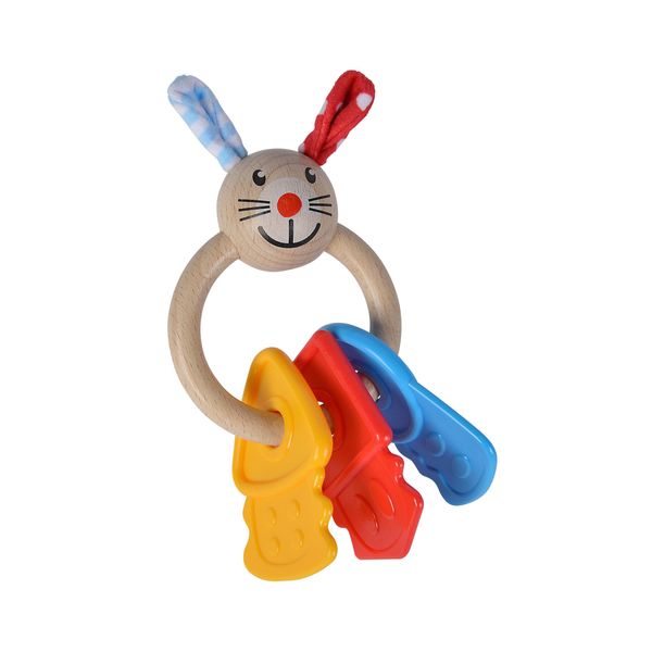 Anello Da Dentizione Per Bambini Eichhorn, Anello Da Dentizione, Ausilio Per La Dentizione, Giocattolo Da Afferrare, Giocattolo, 100017035-image