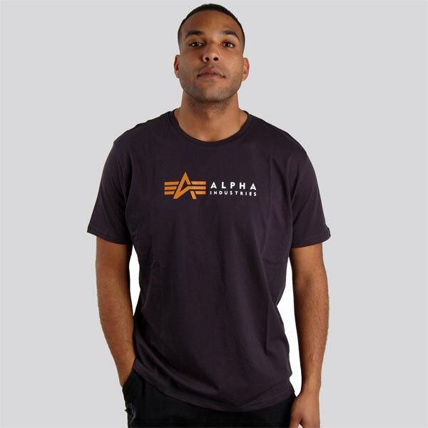 Alpha Industries Alpha Label T T-Shirt Con Logo Da Uomo-image