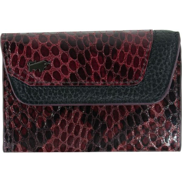 Braun BüFfel Pelle Caso Chiave Luise Mini Key Case Wallet Burgundy Porpora Multicolore-image