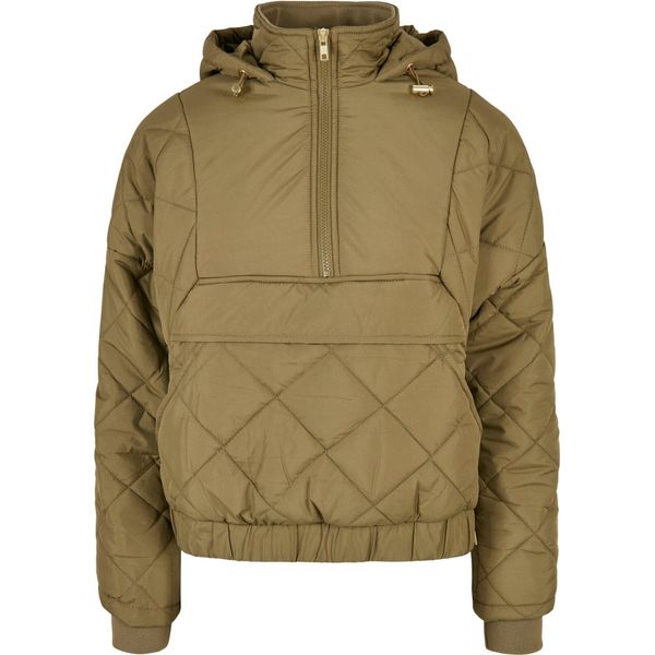 Urban Classics Donna - Giacca Oversize Diamond Oliva - L-image