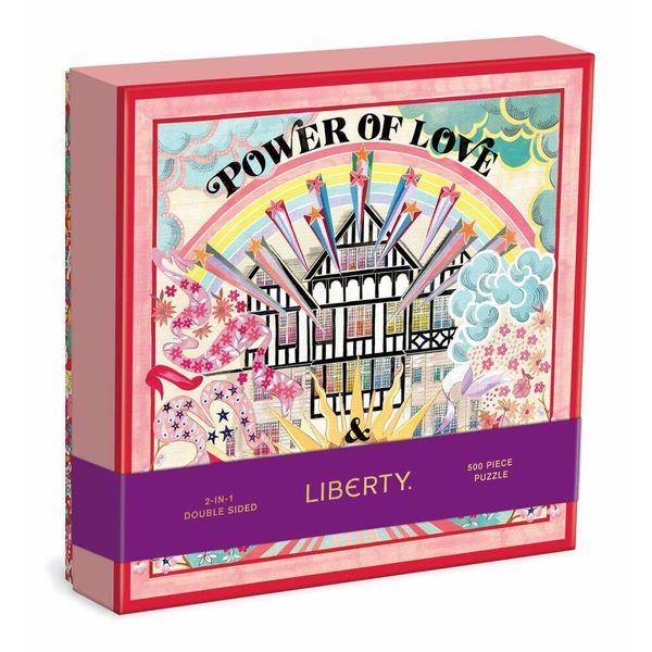 Galison Puzzle Reversibile 2In1 Liberty: Il Potere Dell'amore 500 Pezzi-image