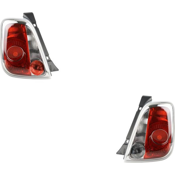 Johns, Adatto Per Fiat 500 Luce Posteriore Combinata (312) 10/07-06/15 Set ?Sinistra E Destra-image