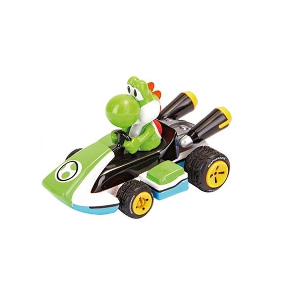 Carrera Pull Back Action Nintendo Mario Kart 8 Yoshi Auto Da Corsa Giocattolo 1:43-image