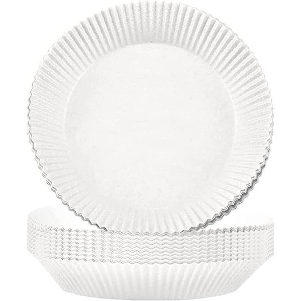 Inf Carta Usa E Getta Per Friggitrice Ad Aria Bianca 16 Cm 50 Pezzi-image
