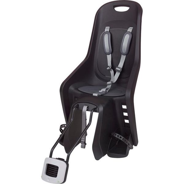 Polisport Bubbly Maxi Plus Ff 29 Seggiolino Bici Posteriore Per Bambini Montaggio Su Telaio - Nero/Grigio Scuro-image