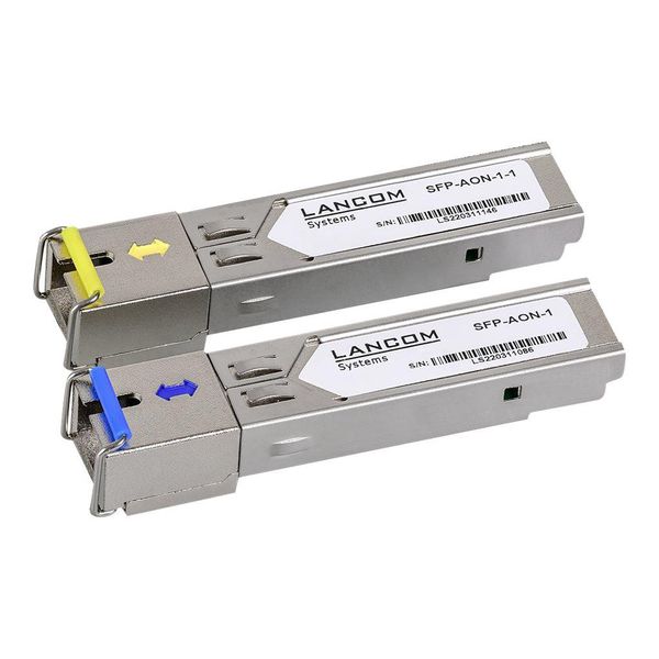 Lancom Sfp-Bidi1550-Sc1 - Modulo Ricetrasmettitore Sfp (Mini-Gbic) - 1Gbe - 1000Base-Bx20 - Sc/Upc Single Mode - Fino A 20 Km - 1310 Nm / 1550 Nm (Confezione Da 2)-image
