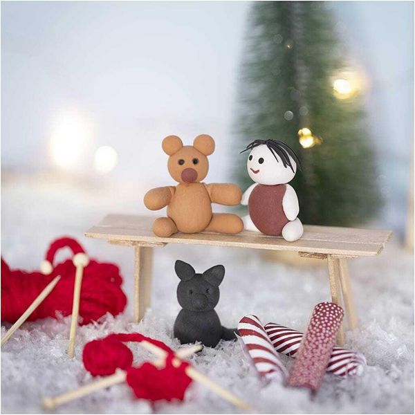 Creativ Company Cc Set Di Miniature, Porta Dei Nani, Regali Di Natale-image