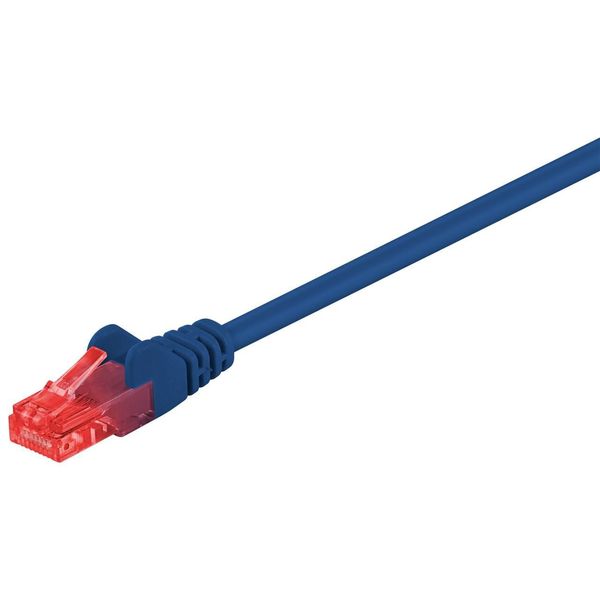Goobay 95247 Cavo Patch Cat 6, U/Utp, Blu, 0,25 M - Miscela Di Rame Cca-image