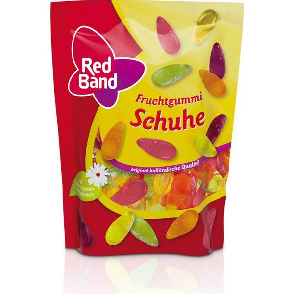 Red Band Gomma Da Masticare Alla Frutta Scarpe Fruttate Dolci 5 Assortiti 200G-image
