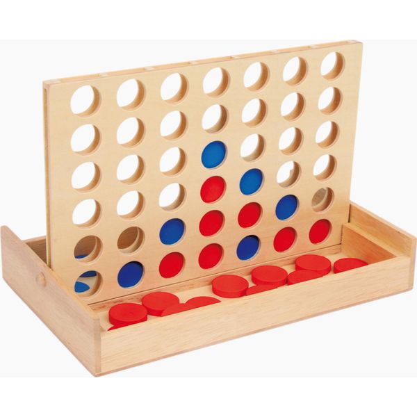 Small Foot - Gioco Da Viaggio In Quattro Su Una Linea Di Legno-image