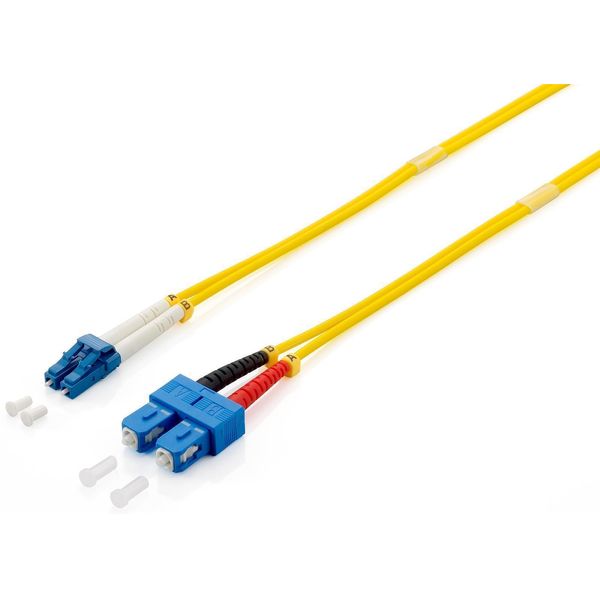 Equip 254333 Equip Lwl Patchkabel LC->SC 3.00M Singlemode Duplex OS2 Ge Polybeutel-image