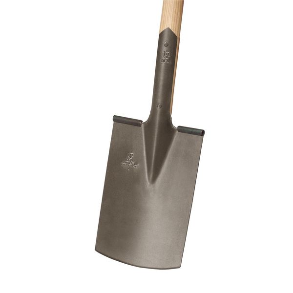 Vanga Per Edilizia 285X185/180 Mm Misura 2 Forma Giardiniere Con Protezione Per Gradini E Impugnatura A T In Frassino Ideal-image