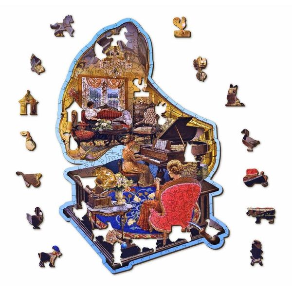 Wooden City Puzzle In Legno Accogliente Girevole 250 Pezzi Eco-image