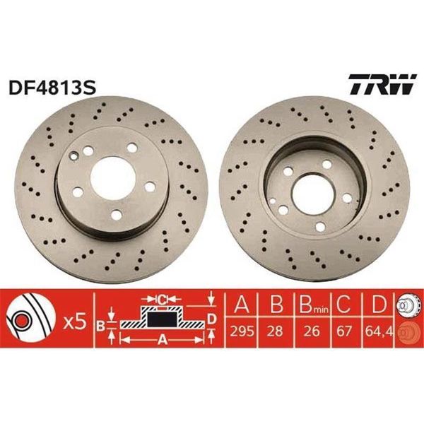 Disco Freno Db Anteriore W204 07--image