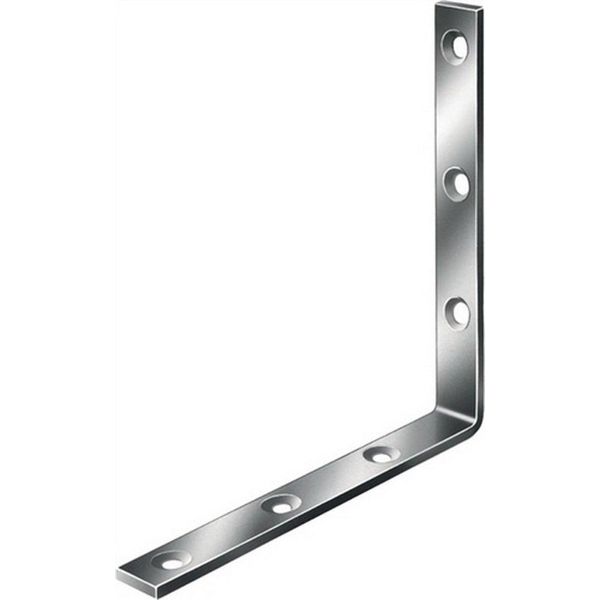 Vormann Winkel Sta.L.140 Mm B.20 Mm L.5 Mm Sta Blau Verz.Loch-D.6 Mm - 000182140Z-image