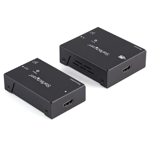 Startech.Com ST121HDBTPW Amplificatore Di Potenza Audio/Video Trasmettitore E Ricevitore Av Nero-image