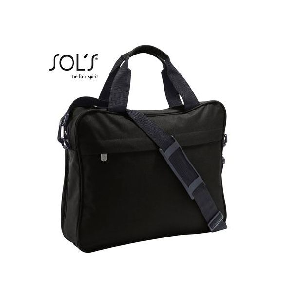 Sols Bags 71400 | Borsa Business Corporate / Portadocumenti | 38 X 30 X 8 Cm - Colore: Nero - Dimensioni: 38 X 30 X 8 Cm-image