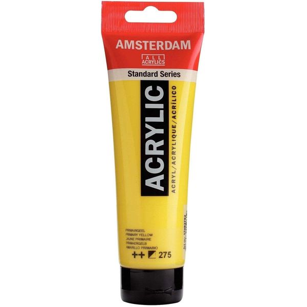 Royal Talens Talens Amsterdam Colore Acrilico 120 Ml 275 - Giallo Primario-image
