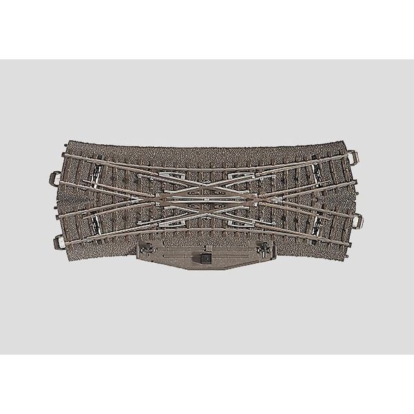 MäRklin H0 C-Gleis (Mit Bettung) 24624 Kreuzungsweiche, Doppelt 188.3 Mm (24624)-image