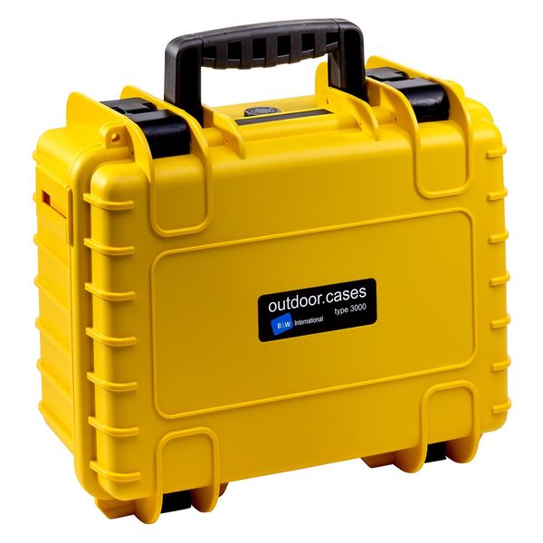 B&W Outdoor Case Tipo 3000 Giallo Con Inserto In Schiuma-image