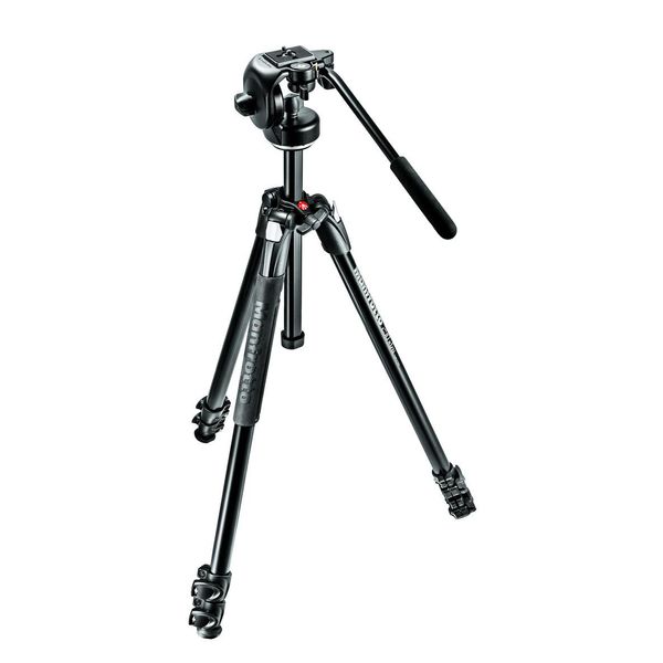 Kit Treppiede Manfrotto MK290XTA3-2W 290 Expert + Testa A Sfera 128RC-image