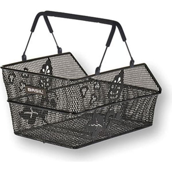 Basil Cento Flower S Multi Cestino Per Bicicletta 11,5 Litri Nero - 11335-image