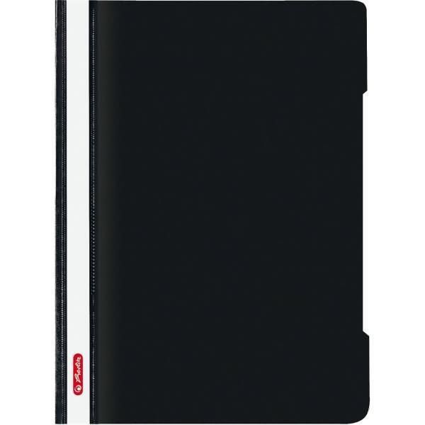 Raccoglitore A Fogli Mobili Herlitz "Quality"", Din A4, Pellicola Pp, Nero"-image