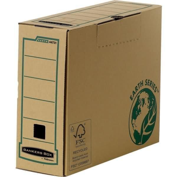 Fellowes Bankers Box Earth Scatola Per Archivio, Marrone, (L) 100 Mm-image