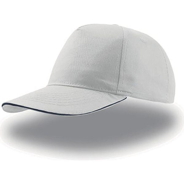 Atlantis | Start Five Sandwich Cap / Berretto / Cappello - Colore: White/Navy - Taglia: One Size-image
