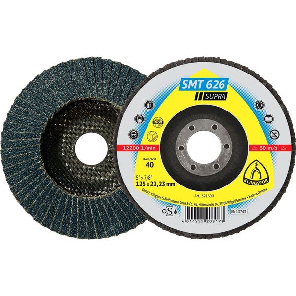 Rondella Dentata Smt 626 Supra D.115Mm K.80 6Grad Con.Inox Zk-image