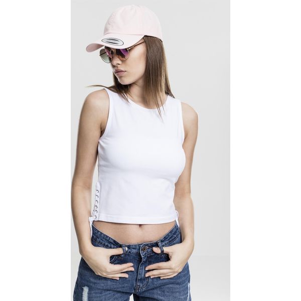 DáMské TíLko Urban Classics - Top In Pizzo Da Donna Bianco - Xs-image