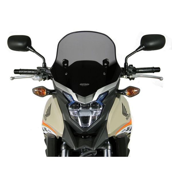 Parabrezza Mra Touring Grigio Fumo Con Abe Per Honda Cb 500 F (Anno 2016)-image