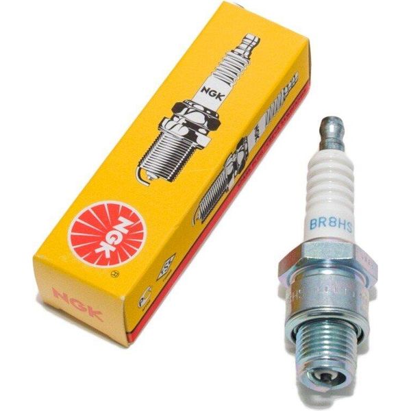 Candela Ngk BR8HS Con Soppressione Delle Interferenze, Filettatura Corta 12,7 Mm Ø 14,0 Mm, 4322 / 4915 / 4967 / 6715-image
