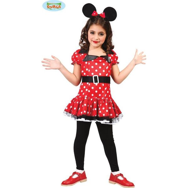 Guirca- Costume 3-4 Anni Mouse Mouse, U (83180.0) Guirca Fascia D'età: +3 Anni-image