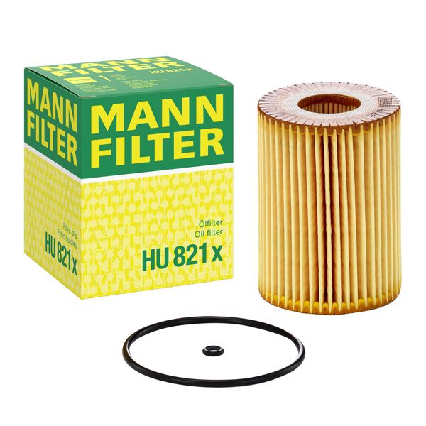 MANN-FILTER Hu 821 X - Set Di Filtri Olio Con Guarnizioni - Per Autovetture-image