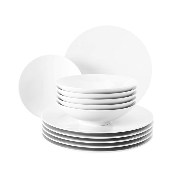 Seltmann Weiden Servizio Da Tavola 12 Pezzi Life Life Bianco 001.737479-image