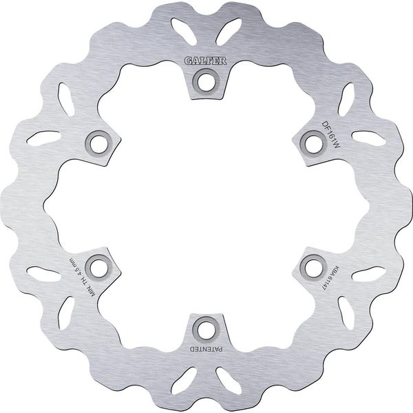 Disco Freno Galfer DF161W Wave® Rigido Posteriore 250X5Mm Per Kawasaki Gpz R Zzr 600 - 1100 Ccm Anno 1985 - 1997-image