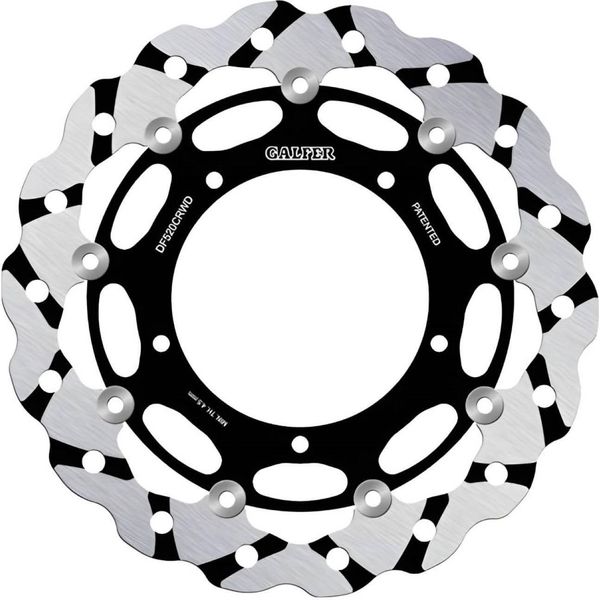 Disco Freno Galfer DF520CRWD Wave® Flottante Racing Grooved Anteriore 310X5Mm Per Yamaha Xt Z Super Tenere YZF-R1 1000 / 1200 Ccm Anno 2007 - 2015-image