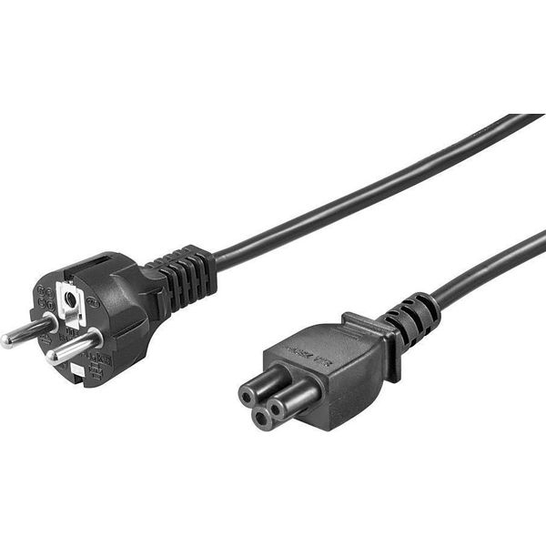 Microconnect PE010818S Cavo Di Trasmissione Nero 1,8 M Accoppiatore CEE7/7 C5-image