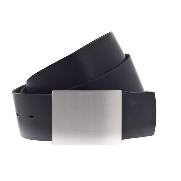 Vanzetti Pelle Cintura Classics 40Mm Leather Belt W110 Black Nero-image