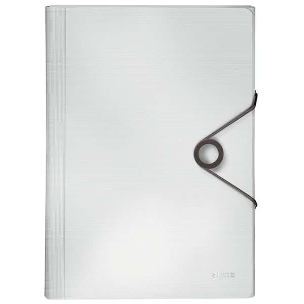 Leitz 4579-10-01 4579 Cartella Solida - 6 Scomparti, A4, 250 Fogli, Pp, Bianco-image