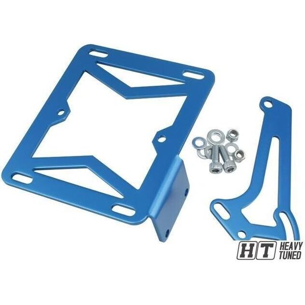 Kennzeichenhalter Tnt FüR , Blau Eloxiert Aprilia, Amico (1991-1992), (Ab 1993), Gl, Sport, Sr 50 (Bis 1994), Area 51, Gulliver, Rally, Sonic, Sr, SR50, Benelli, 491, K2, Naked, Beta, Ark Chrono, Cpi, Bingo, Hussar 10Mm, Popcorn Ktm, Go, Quadra, Tempo, Malaguti F12 Phantom, F15 Firefox, Mbk, Booster, Equalis, Evolis, Fizz, Flipper, Mach G, Nitro, Ovetto, Slider, Pgo, Big Max, G-Max, T-Rex, Revonec-image