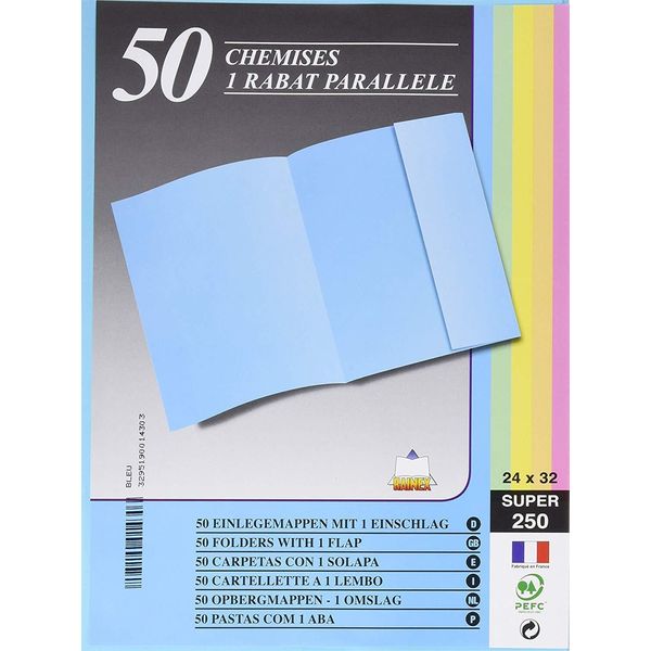 Copertina Exacompta Super 250, Din A4, Azzurra-image