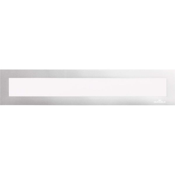 Durable Cornice Espositiva Duraframe® Magnetic Top Per A3, 5 Pezzi, Argento, 498723-image