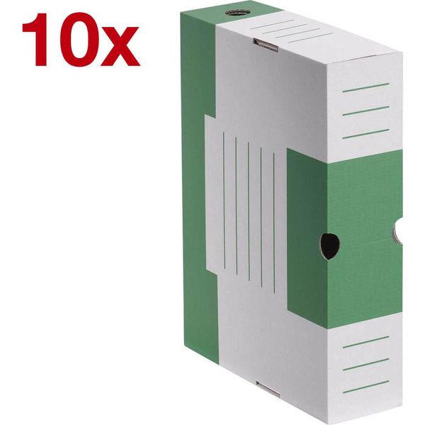 Keine Marke 12/1 Archivbox Eco Box GrüN 10Stk-image