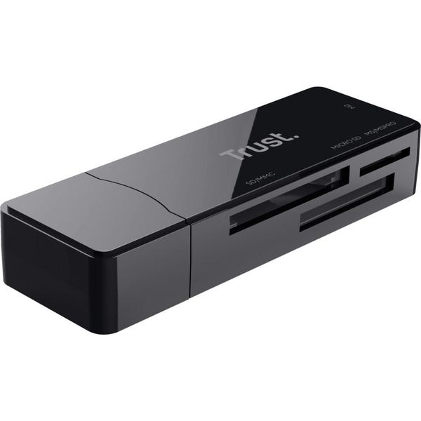 Trust Trust Nanga Lettore Di Schede Usb 3.2 Gen 1 (3.1 Gen 1) Type-A Nero-image