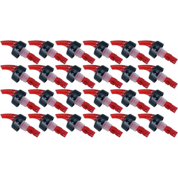 24 Pezzi. Versatore 4 Cl. Beccuccio Versatore Dosatore Porzionatore Per Bottiglie - Plastica-image